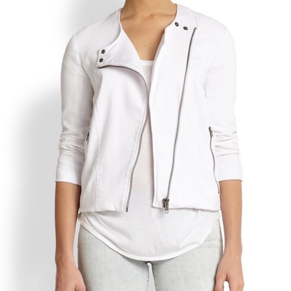 Helmut Lang Jackets & Blazers - Helmut lang white motto jacket